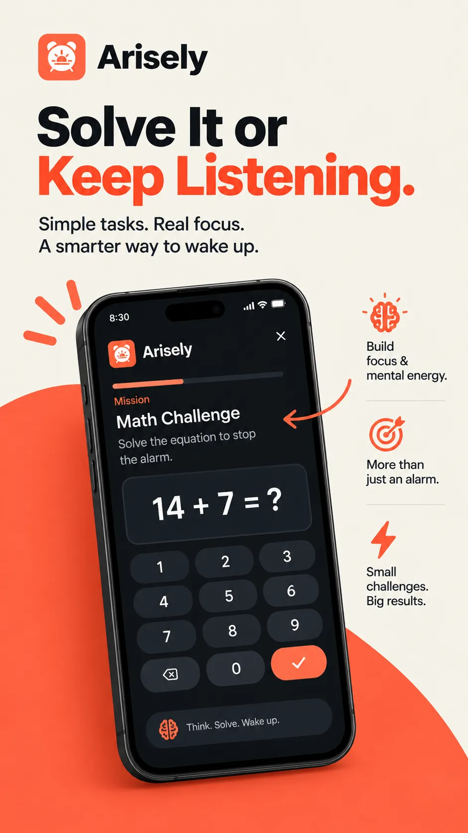 Arisely math mission screen