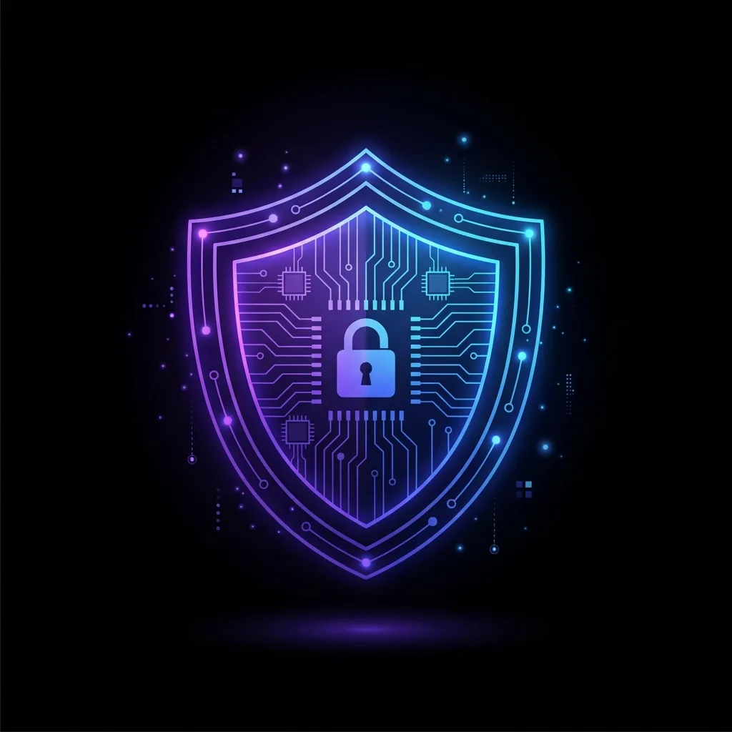 Bouclier de confidentialité zéro-télémétrie représentant une architecture offline-first